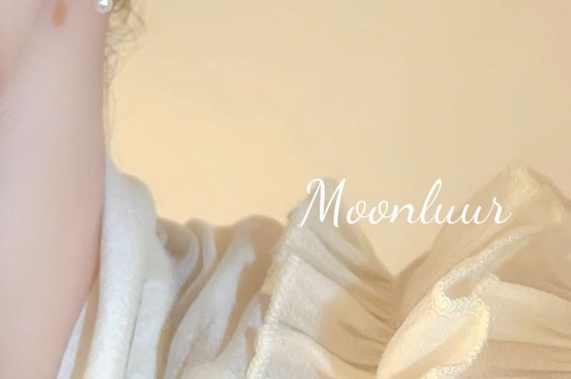 Stud Earring Faux Pearl Firework Rhinestone Alloy