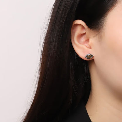 Sterling Silver Eye Stud Earring
