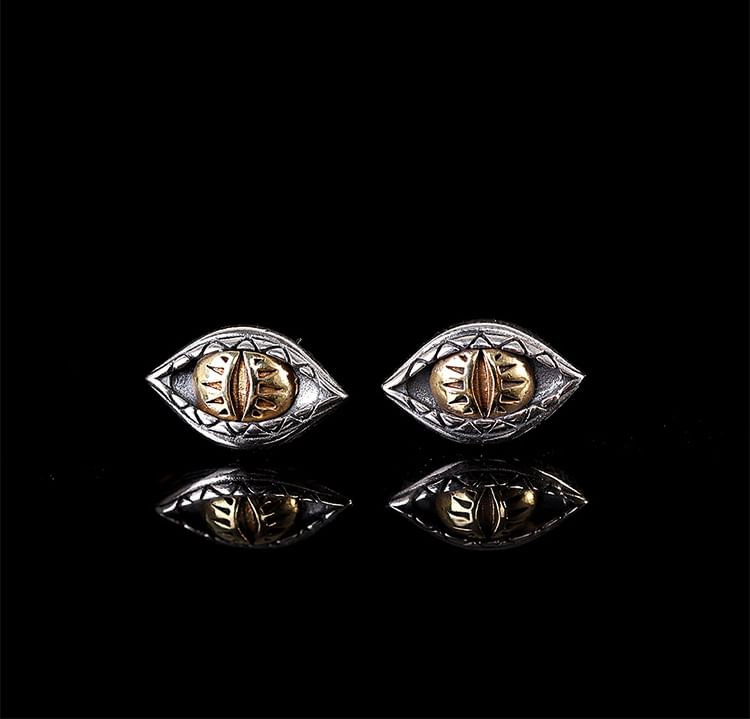 Sterling Silver Eye Stud Earring