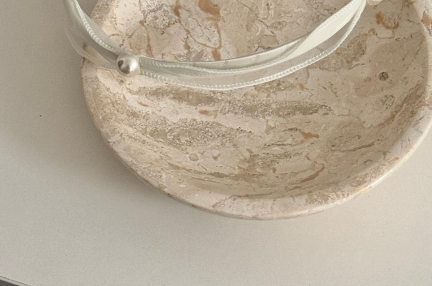 Headband Faux Pearl Mesh