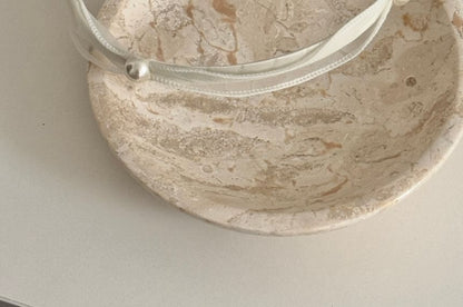 Headband Faux Pearl Mesh