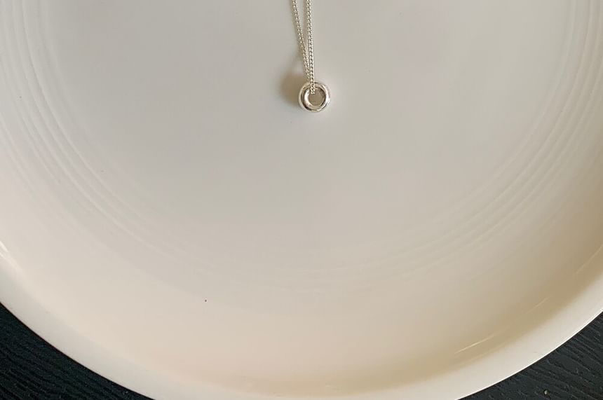 Pendant Necklace Sterling Bead Silver