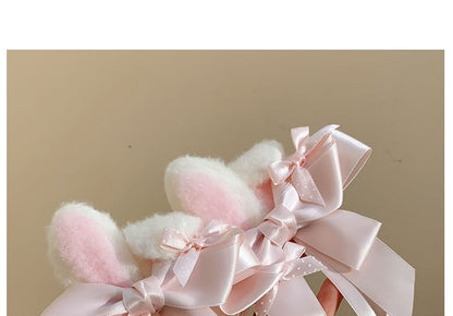 Rabbit Ear Clip Bow Set / Hair