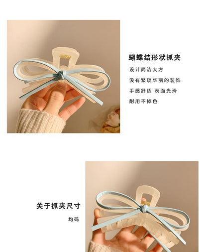 Faux Bow Leather Claw Hair