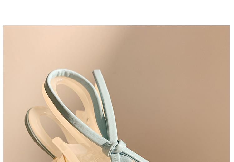 Faux Bow Leather Claw Hair