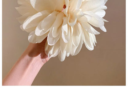 Flower Mesh Scrunchie