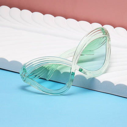 Wavy Oversized Sunglasses