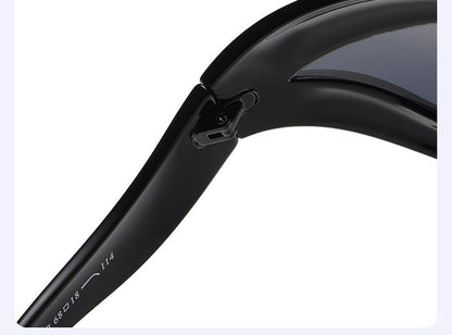 Wavy Oversized Sunglasses