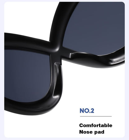 Wavy Oversized Sunglasses