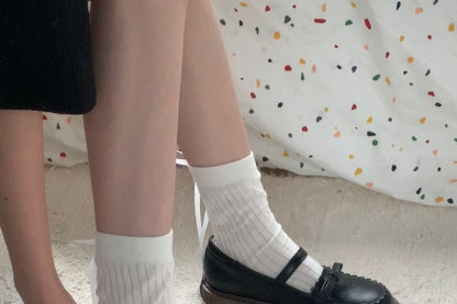 Faux Leather Mary Jane Shoes