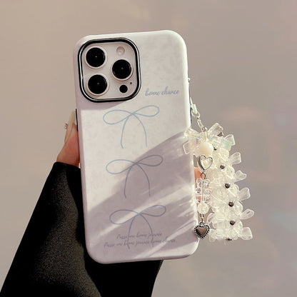 Phone Bow Lace Case Set Charm /