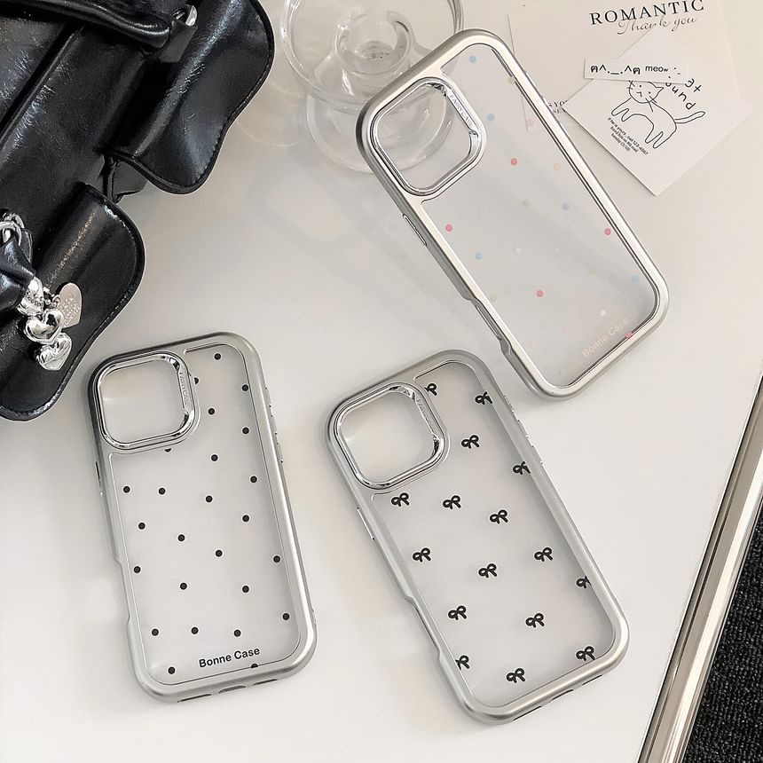 Dot Case / Polka Phone Bow