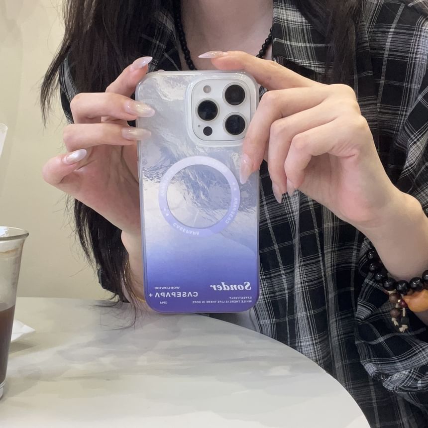 Gradient Magnetic Case Phone with MagSafe) (Compatible