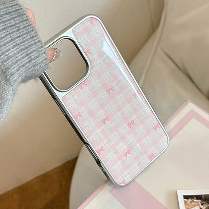 Phone Bow Plaid Case