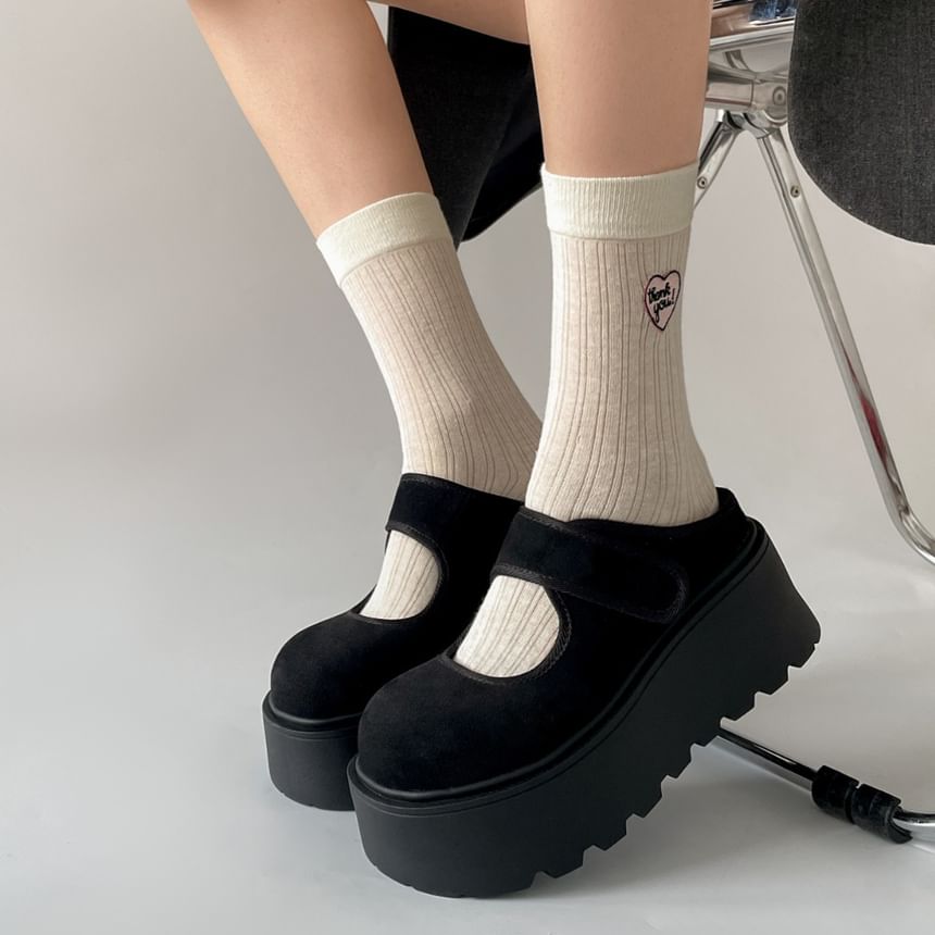 Platform Mary Jane Mules