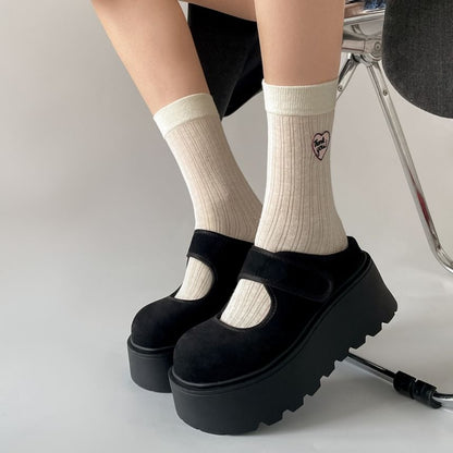 Platform Mary Jane Mules