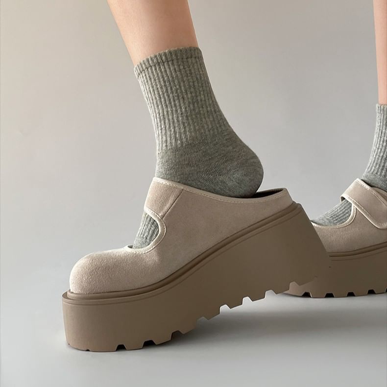 Platform Mary Jane Mules