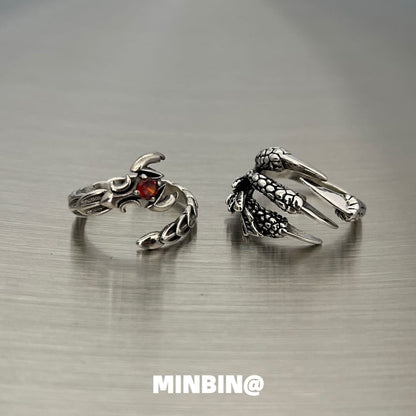 Gemstone Claw Ring
