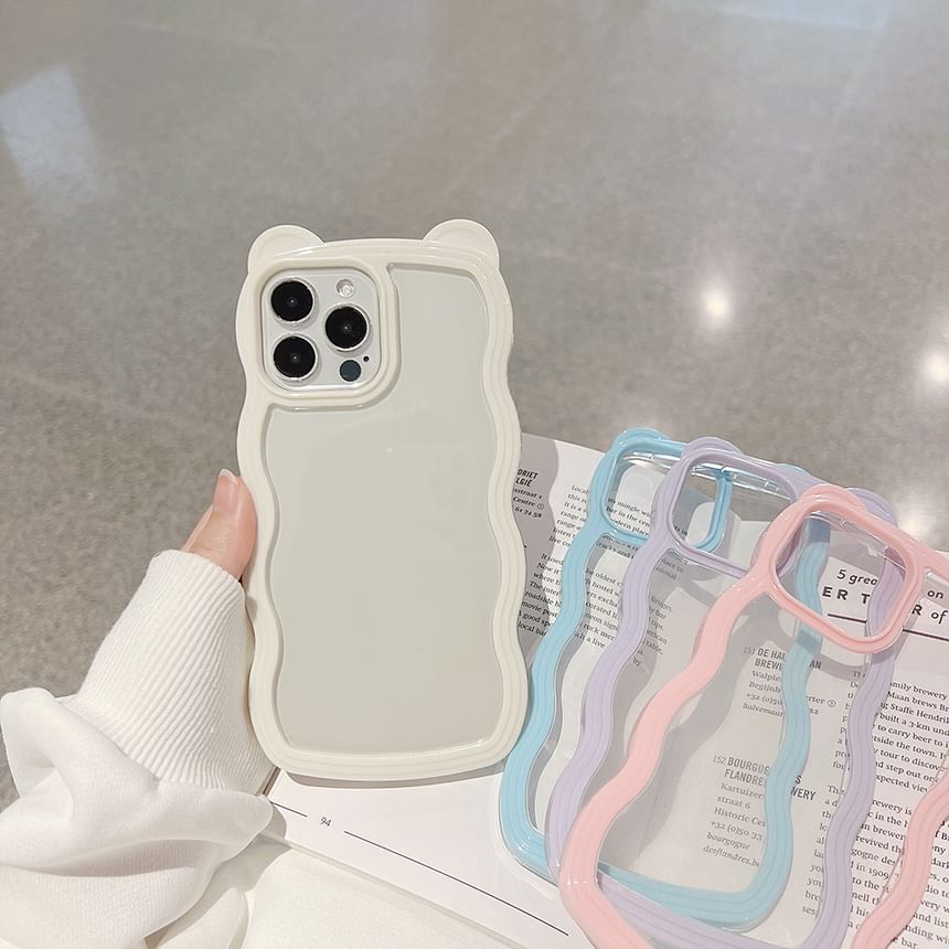 Bear Ear iPhone Case Transparent