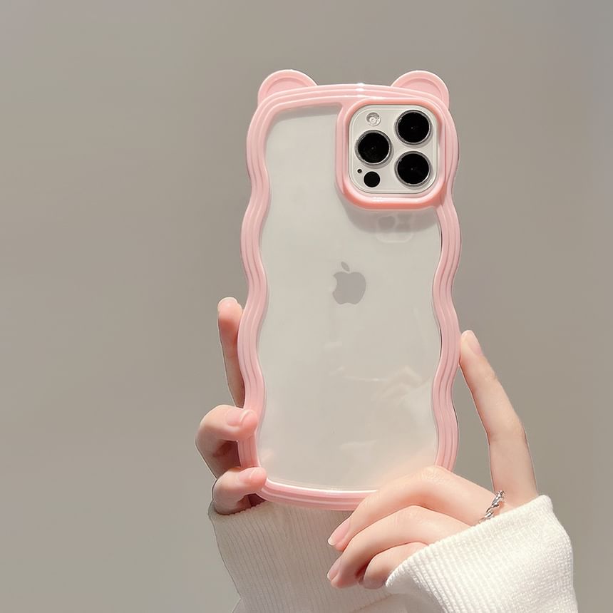 Bear Ear iPhone Case Transparent