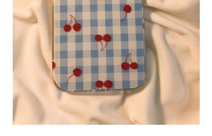 Print / Beaded Cherry iPhone Case Strap Set