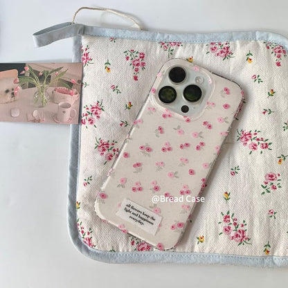 Floral Case Strap iPhone Beaded / Set Print