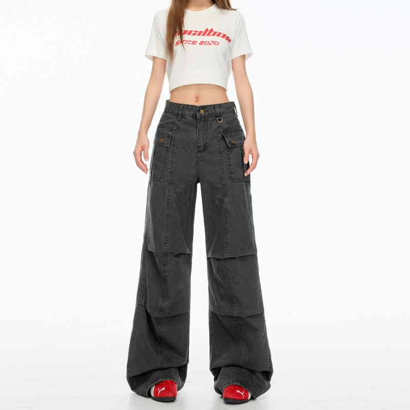 Mid Rise Baggy Cargo Pants (Various Designs)