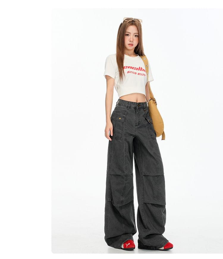 Mid Rise Baggy Cargo Pants (Various Designs)