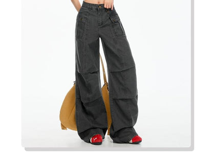 Mid Rise Baggy Cargo Pants (Various Designs)