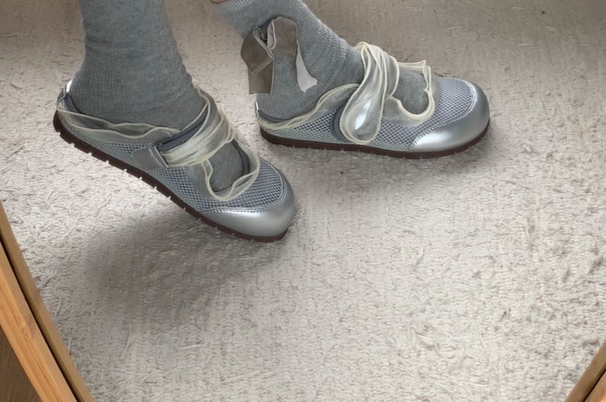 Rugged Sole Balletcore Sneakers