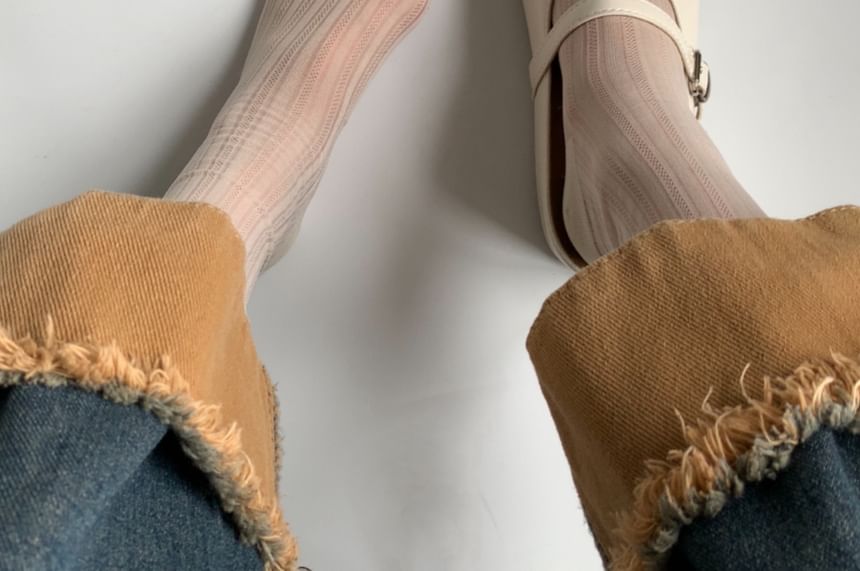 Faux Leather Wrapped Flats