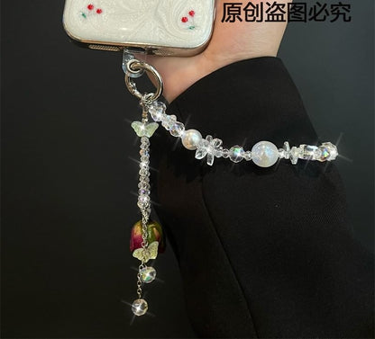 Lanyard with Beaded Phone Pad