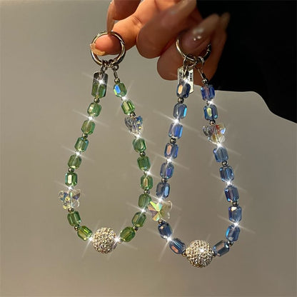 Butterfly Lanyard Beaded Phone