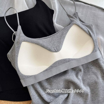 Open-Back Padded Slim-Fit Camisole Top