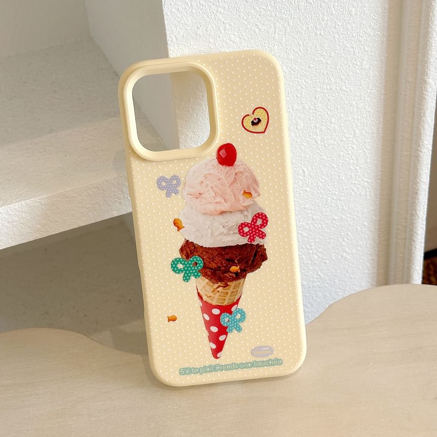 Case Print Ice Cream Phone