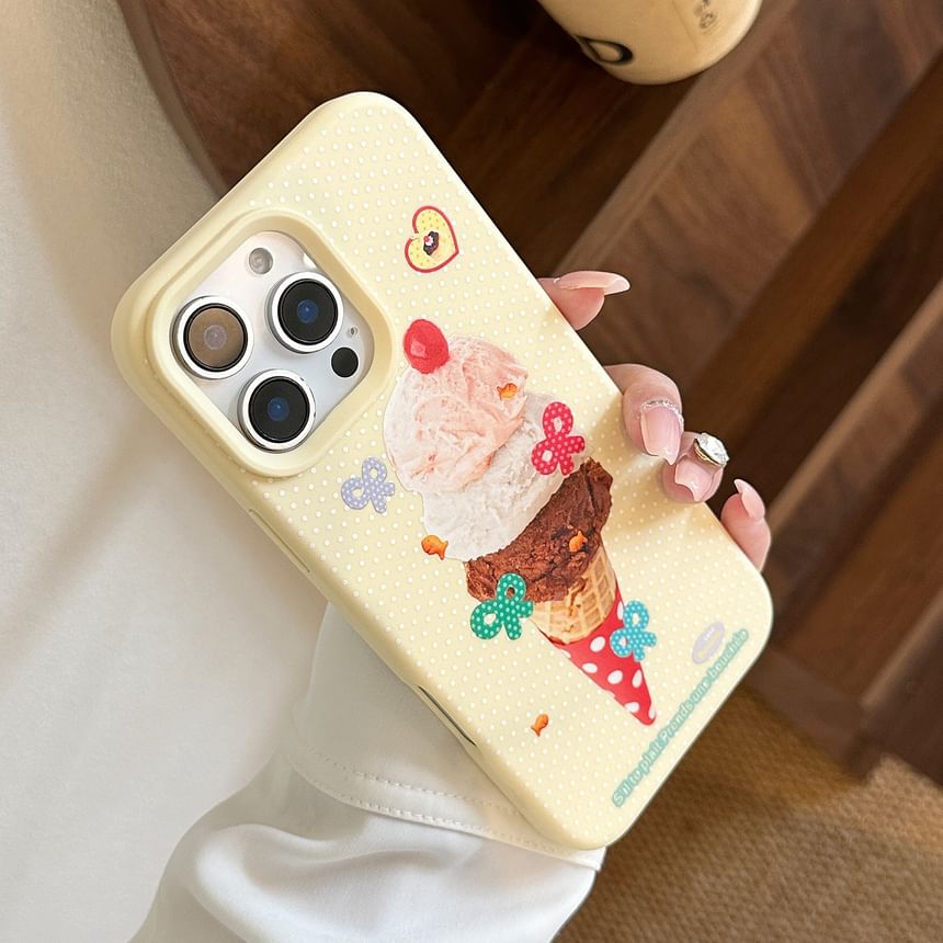 Case Print Ice Cream Phone