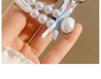 Clip Faux Set Hair / Pearl