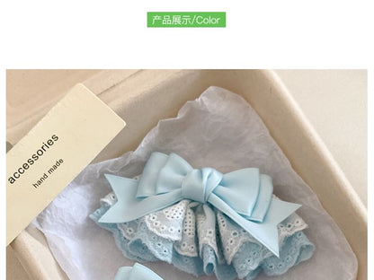 Bow / Clip Lace Hair Set
