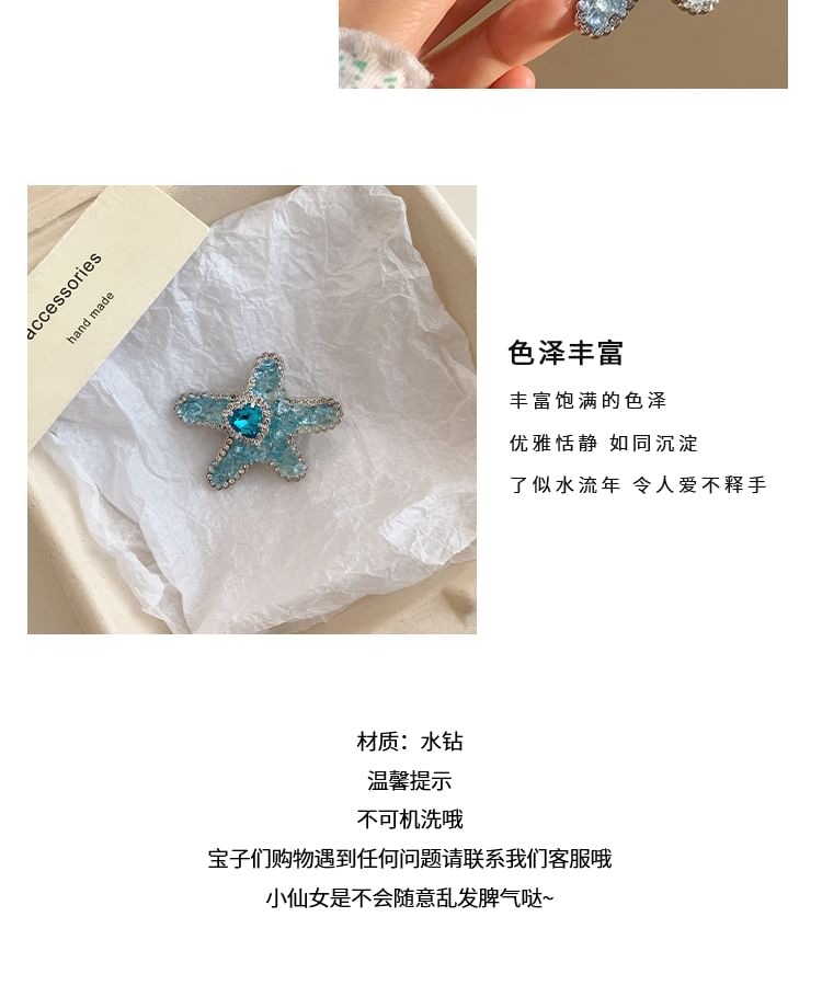 Hair / Starfish Clip Set