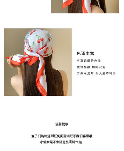 Head Print Cherry Band