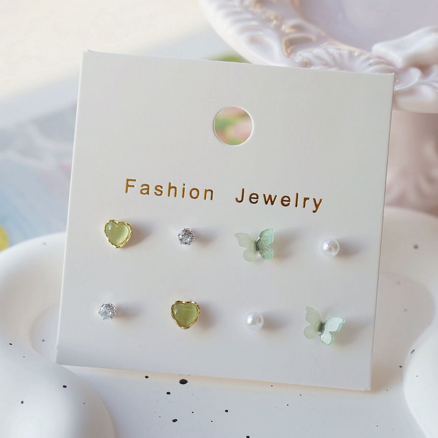 Earring Set Stud Butterfly