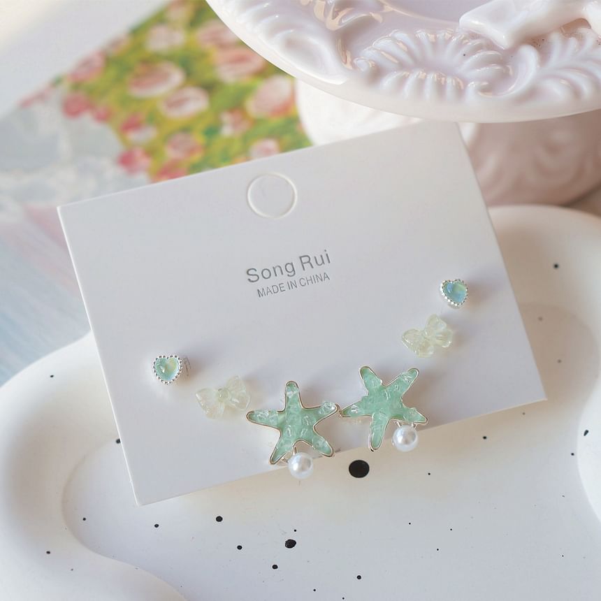 Earring Stud Set Starfish