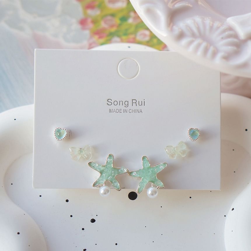 Earring Stud Set Starfish