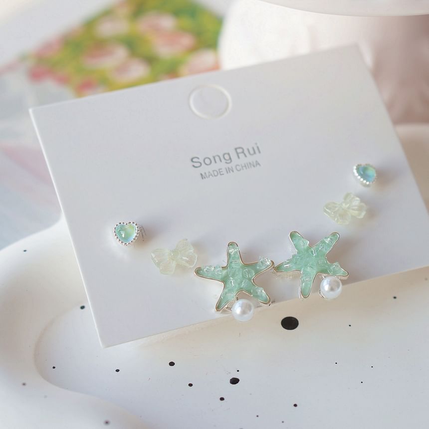 Earring Stud Set Starfish