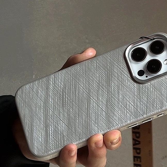 Faux Case Brushed Phone Leather