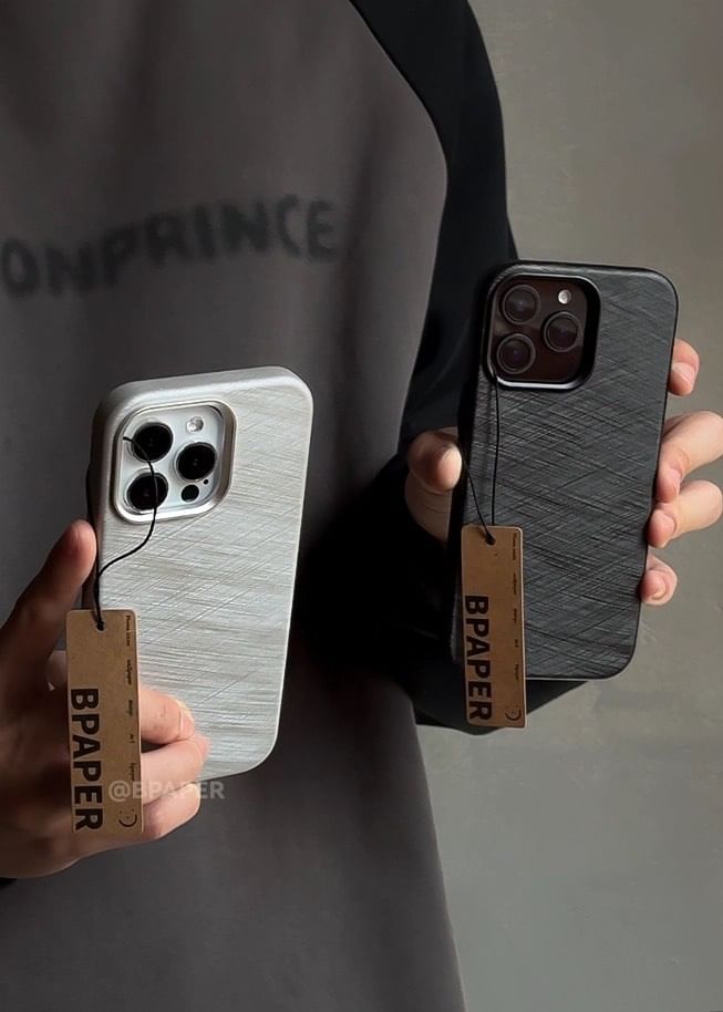 Faux Case Brushed Phone Leather