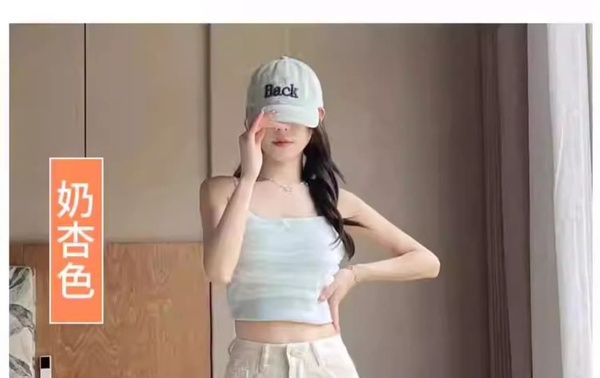 High Waist Frill Trim Denim Hot Pants