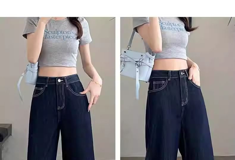 High Waist Ruffle Hem Jorts