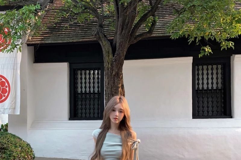 Cap Sleeve One Shoulder Mesh Panel Mermaid Dress - Altfashion Shop