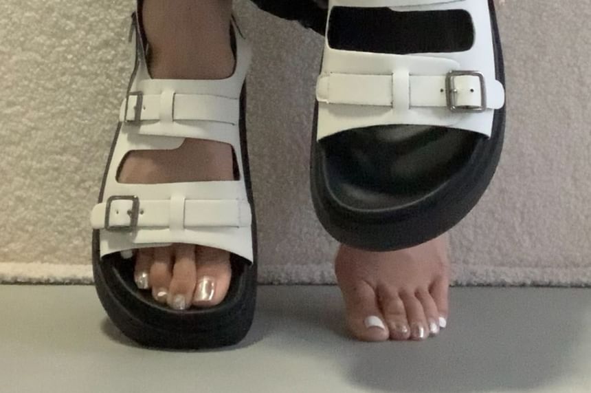 Platform Buckled Sandals